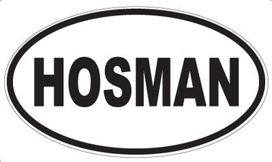 HOSMAN - Oval Magnet