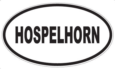 HOSPELHORN - Oval Magnet