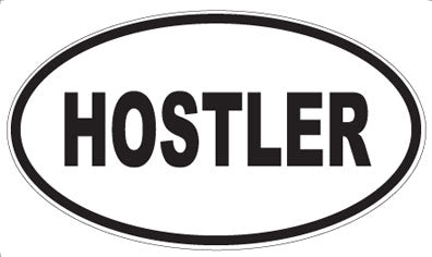 HOSTLER - Oval Magnet