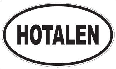 HOTALEN - Oval Magnet