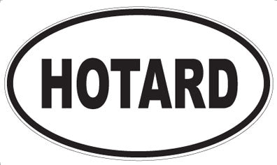 HOTARD - Oval Magnet