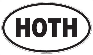 HOTH - Oval Magnet