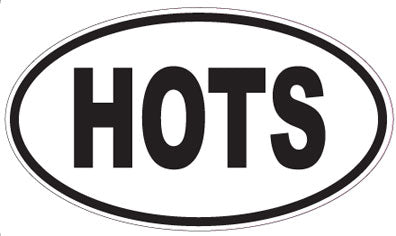 HOTS - Oval Sticker