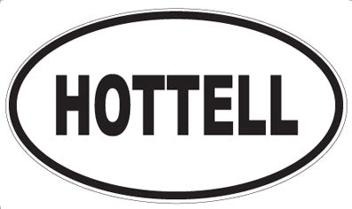HOTTELL - Oval Magnet