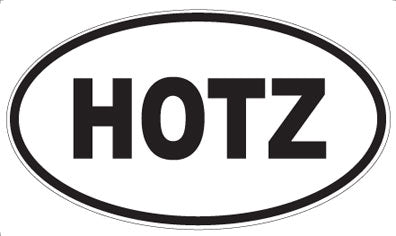 HOTZ - Oval Magnet