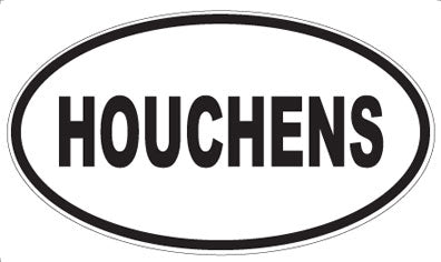 HOUCHENS - Oval Magnet