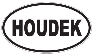 HOUDEK - Oval Magnet