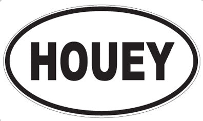 HOUEY - Oval Magnet