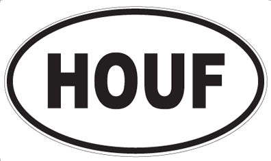 HOUF - Oval Magnet