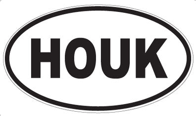 HOUK - Oval Magnet