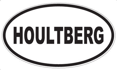 HOULTBERG - Oval Sticker