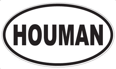 HOUMAN - Oval Magnet