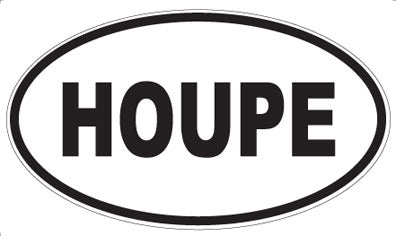 HOUPE - Oval Sticker