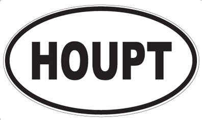 HOUPT - Oval Magnet