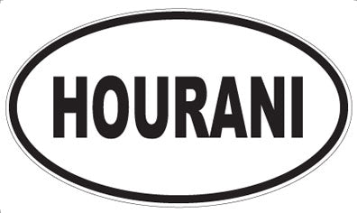 HOURANI - Oval Magnet