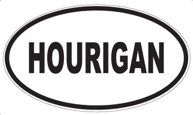 HOURIGAN - Oval Magnet