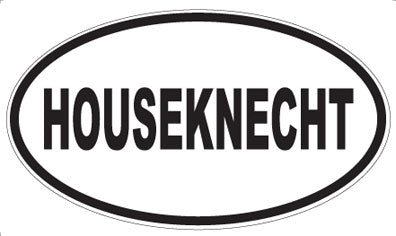 HOUSEKNECHT - Oval Sticker