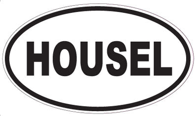HOUSEL - Oval Sticker