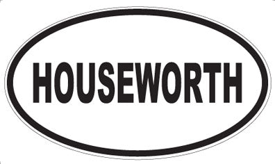 HOUSEWORTH - Oval Magnet