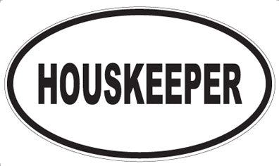 HOUSKEEPER - Oval Magnet