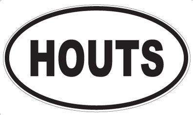 HOUTS - Oval Magnet