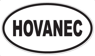 HOVANEC - Oval Magnet