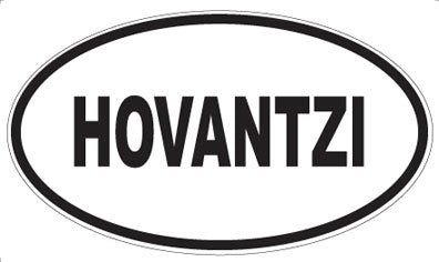 HOVANTZI - Oval Magnet