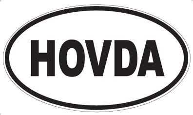 HOVDA - Oval Magnet