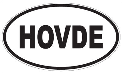HOVDE - Oval Magnet