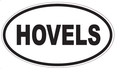 HOVELS - Oval Sticker