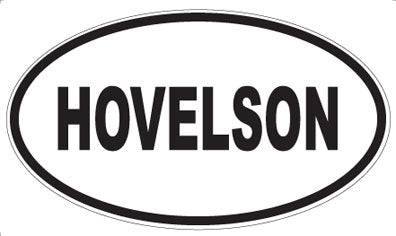HOVELSON - Oval Magnet