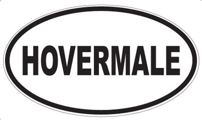 HOVERMALE - Oval Magnet