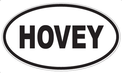 HOVEY - Oval Magnet