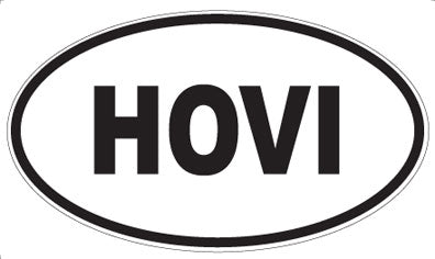 HOVI - Oval Sticker
