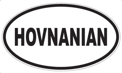 HOVNANIAN - Oval Magnet