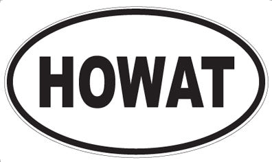 HOWAT - Oval Magnet