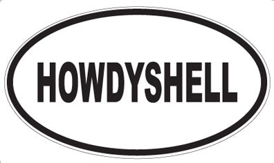 HOWDYSHELL - Oval Magnet