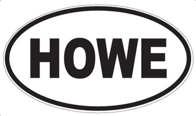 HOWE - Oval Magnet