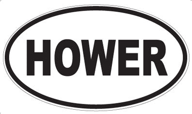 HOWER - Oval Magnet