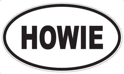 HOWIE - Oval Magnet