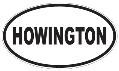 HOWINGTON - Oval Magnet