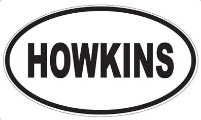 HOWKINS - Oval Magnet