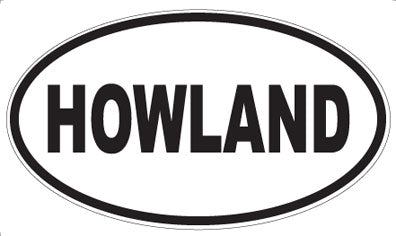 HOWLAND - Oval Magnet
