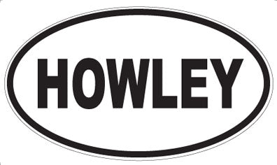 HOWLEY - Oval Magnet