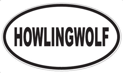 HOWLINGWOLF - Oval Magnet