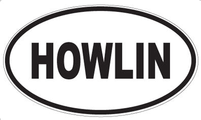 HOWLIN - Oval Magnet