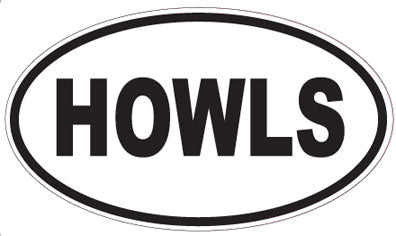HOWLS - Oval Magnet