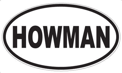 HOWMAN - Oval Magnet