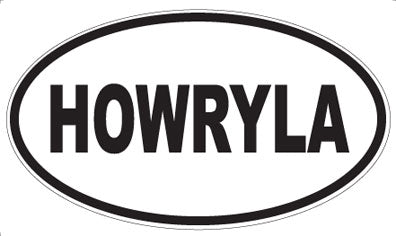 HOWRYLA - Oval Magnet