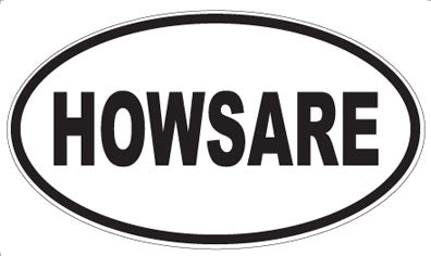 HOWSARE - Oval Magnet